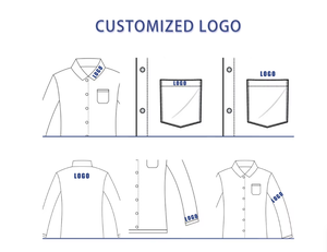 Produzione di camicie da <span class=keywords><strong>uomo</strong></span> in poliestere elasticizzato <span class=keywords><strong>camicia</strong></span> elegante con colletto a vento blu chiaro di fascia alta - Product Image 6