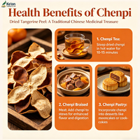 Écorce de mandarine - Médecine chinoise naturelle pure - Écorce d'orange séchée utilisée pour faire des soupes - Préparer du thé - CHEN PI
