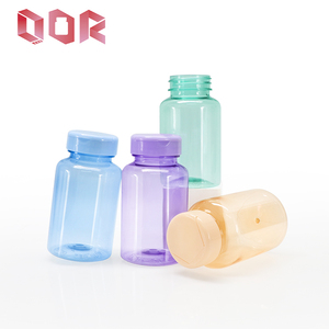 Botella de plástico vacía de calidad alimentaria para suplementos, frasco de PET de color para cápsulas y pastillas, para envasado al por mayor de vitaminas y tabletas para el cuidado de la salud. - Product Image 4