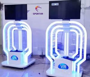 Simulateur de jeu VR 9D SportVR Commercial en acier et aluminium robuste pour usage public, scolaire, domestique, aéroportuaire, intérieur, extérieur, éducatif, arcade - Product Image 1