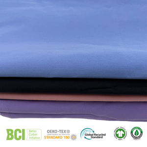 Vải y tế kháng khuẩn GRS không thấm nước, 74% <span class=keywords><strong>polyester</strong></span>, 19% rayon, 7% spandex, 195GSM, co giãn 4 chiều, mềm mại khi chạm vào, dùng cho đồ scrub - Product Image 4