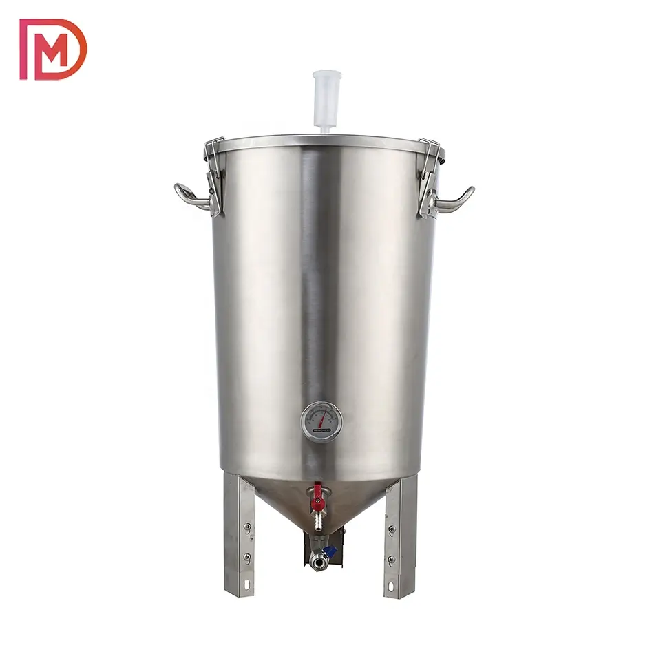 Fermentador de 30l, barril de acero inoxidable para fermentación de cerveza