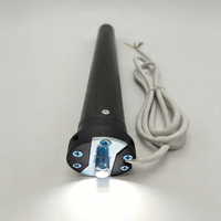 Moteur tubulaire électrique asynchrone monophasé silencieux, étanche, AC 220V, 10Nm, certifié CE, IP44, efficacité IE4, 140W, 50/60Hz