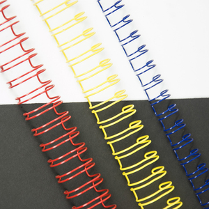 Fil de <span class=keywords><strong>reliure</strong></span> en spirale durable, 34 trous, multicolores, <span class=keywords><strong>reliure</strong></span> métallique <span class=keywords><strong>pour</strong></span> <span class=keywords><strong>reliure</strong></span> de cahiers A4, boîte de 100 pièces - Product Image 4