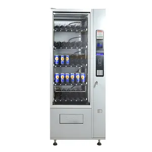 Máquina de venda de lanche de combo, máquina pequena de venda de alimentos congelados para pizza e bebida