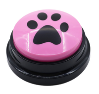 Bouton de communication en silicone pour chien et chat, boîte vocale d'entraînement, jouet parlant, boîte d'enregistrement à presser, interactif, doux, mignon, puzzle vocal