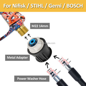 Connecteur de <span class=keywords><strong>tuyau</strong></span> de laveuse à haute pression M22 Jet Washer <span class=keywords><strong>Adaptateur</strong></span> de <span class=keywords><strong>tuyau</strong></span> haute pression <span class=keywords><strong>pour</strong></span> Karchers Nilfisk - Product Image 2