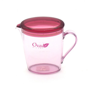 Oval <b>Oil</b> Pot Plastic Kitchen <b>Oil</b> <b>Dispenser</b> L Size With Lid For Storage - Product Image 3