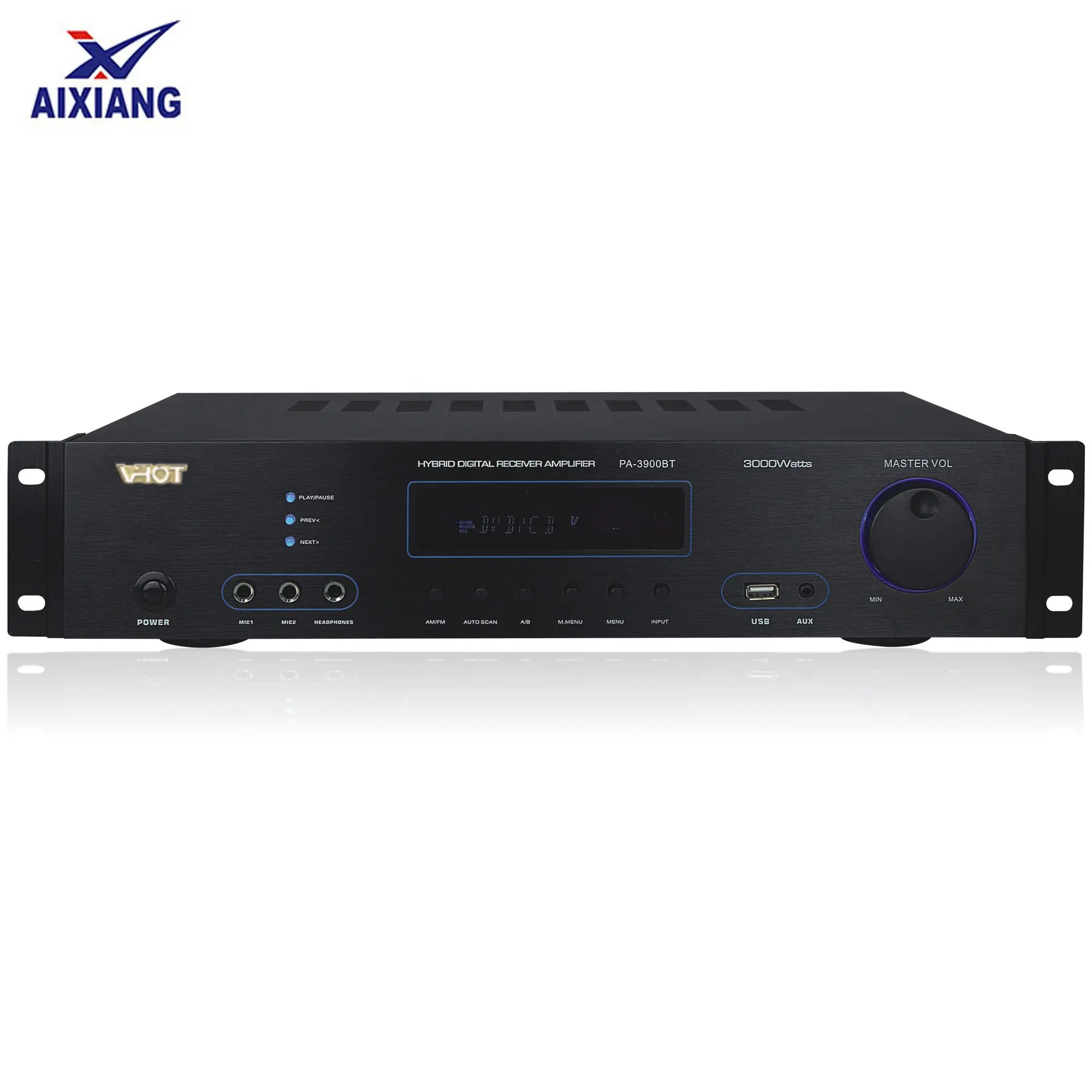 Stereo-Heimkino-Verstärker empfänger mit USB/MP3/AM/FM-TUNER/BT-Eingang und SUB-Signal ausgangs funktion