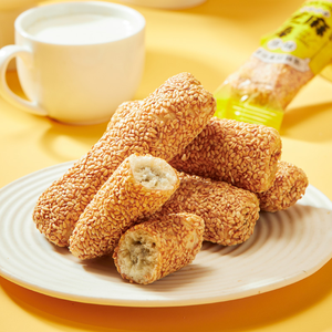 Huanglaowu Bastoncini Tradizionali al Sesamo con Gusto di Arachidi 250g Cracker di Riso Ripieni Snack Nostalgici del Sichuan - Product Image 3