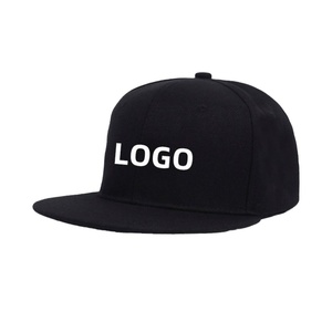 Gorras de Béisbol Lisas al por Mayor, de Color Sólido, con Visera Plana, Estilo Hip-Hop, para Hombre y Mujer, con Logotipo Impreso en Goma, a Bajo Precio - Product Image 1