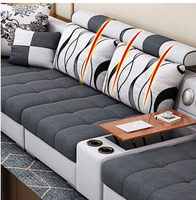 Bequeme Günstige Wohnzimmer-Sofagarnitur, U-Form Ecksofa Möbel, 7-Sitzer Fabrikpreis, Stoff für Sofa