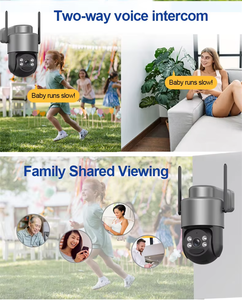 Slimme Netwerk Eseecloud APP Beveiligingssysteem PTZ Buiten 4MP Bewegingsdetectie 4G Simkaart/Wifi Draadloos Zonne-energie CCTV IP Camera - Product Image 6