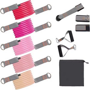 <span class=keywords><strong>Kit</strong></span> de Bandas de Resistencia de Látex de Alta Calidad, 11 Piezas, Bandas de <span class=keywords><strong>Ejercicio</strong></span>, Asas, Cuerda <span class=keywords><strong>para</strong></span> Saltar, Toalla Refrescante - Product Image 5