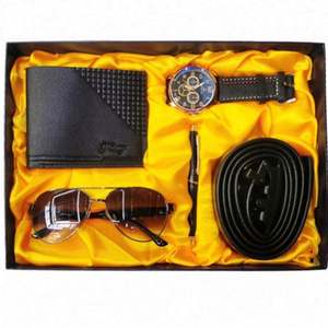 Set de Regalo Popular 2025 para Hombre: Reloj, Cartera, Bolígrafo, Gafas de Sol y Cinturón de Nailon, Ideal para el Día del Padre, Regalos Corporativos y Promocionales - Product Image 1