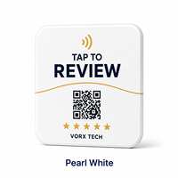 Vorx Tech 谷歌 NFC 评论卡批发定制 PVC 智能卡，带二维码，适用于零售店和酒店