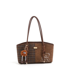 Bolso Tote de Cuero PU de Gran Capacidad para Mujer con Cierre de Cremallera, Forro de Poliéster, Bolso Principal para Damas, Disponible en Varios Tamaños - Product Image 1