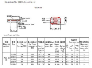 Ldr Licht Weerstand/Lichtgevoelige Product/Fotogeleidende Weerstand - Product Image 3