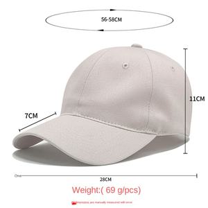 للبيع بالجملة غطاء واقي من الشمس بلون فاتح من القطن الخالص الجديد الناعم للرجال والنساء قبعة واقية من الشمس للربيع والصيف - Product Image 2