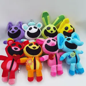 Hot Selling 30cm Smiling Critter Plush Toys Cartoon Anime Stuffed Animal Doll Elephant Bear with PP Cotton Gift for Kids