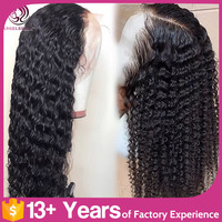 Perruque en cheveux péruviens HD, Perruques populaires Alibaba à ondulations profondes, Fournisseurs de perruques tressées en cheveux naturels avec dentelle complète