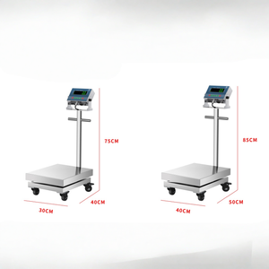 Veidt Weighing High Accuracy 150kg <strong>Stainless</strong> Steel LED Display <strong>Digital</strong> <strong>Bench</strong> <strong>Scale</strong> <strong>Stainless</strong> Steel Platform <strong>Scale</strong> with Wheels - Product Image 5