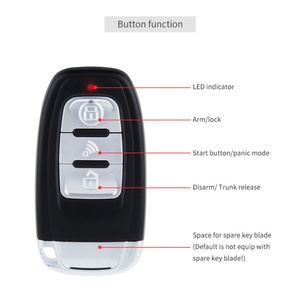 Easyguard Ec003 Dc12v Push Button Start Keyless Go System with <b>Remote</b> Start Starter Pke Passive Keyless Entry <b>Car</b> Alarm System - Product Image 4
