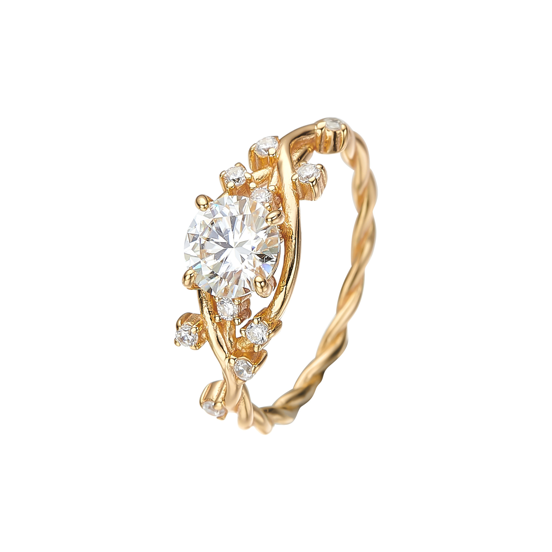 Anello Boho A Foglia Oro: Gioiello Regolabile Da Donna, Anello Largo Aperto A Foglia Per Pollice O Dito