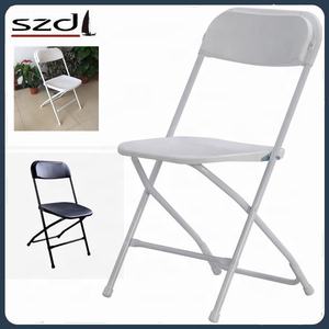 الجملة أثاث زفاف للطي كراسي زفاف أبيض كراسي بلاستيكية قابلة للطي SD-19 - Product Image 4