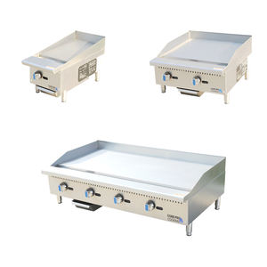 24" Commercial Counter <strong>Top</strong> Griddle with Charbroiler Range Gas Range with Bbq <strong>Grill</strong> - Product Image 4
