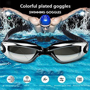 Anti lunettes de la haute définition de lunettes de bain de fuite pour les verres adultes adultes de natation - Product Image 4