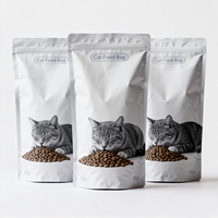 Nouvelle Arrivée Sachet Alimentaire Personnalisé Refermable à Fermeture Ziplock, Emballage Plastique Doypack pour Nourriture pour Chats et Chiens