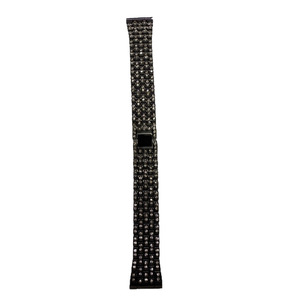 Apple Watch Diamond Mesh Band 18mm 20mm 22mm Silver Gold Rose Gold Metal Strap <b>Snap</b> <b>Fastener</b> Universal Smart Watch Bands - Product Image 5