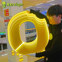 Enseigne au néon personnalisée Xdsign, signalétique de devanture de magasin, éclairage publicitaire LED à commande tactile, étanche IP65, pour centre commercial