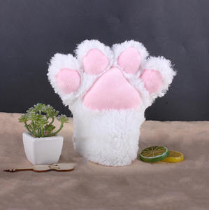 Guantes de Felpa con Forma de Pata de Gato, <span class=keywords><strong>Disfraz</strong></span> de Gato Japonés, Lindos Guantes de Pata de Gato para Halloween, <span class=keywords><strong>Disfraz</strong></span> de Animal - Product Image 5