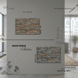 Carreaux muraux en céramique 3D Satin Mat 300x450mm, effet numérique, étanches et antidérapants pour la décoration intérieure, l'extérieur, les salles de bain et les centres commerciaux - Product Image 3