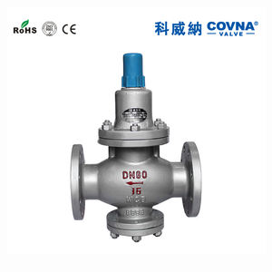 Válvulas de mantenimiento de presión COVNA, regulador de presión de agua de latón con manómetro, regulador de presión de agua ajustable DN20, reductor - Product Image 2