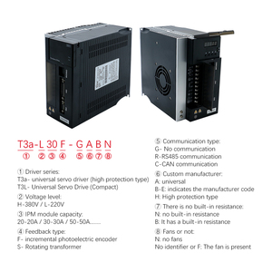Venta caliente 2kw resistencia externa 180 ST 3 fases 39A AC 380V controlador de servomotor RANF para servomotor 130ST y 180ST - Product Image 5