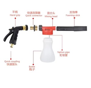 Pistolet à mousse pour lavage auto NIKO, lance à neige de nettoyage, pulvérisateur haute pression pour lavage auto, produit très vendu - Product Image 3