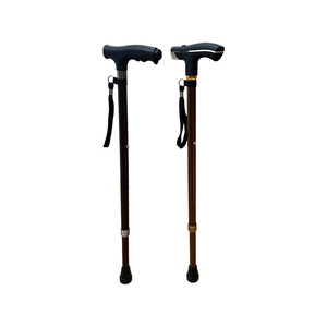 Bâton de marche Yongjian en alliage d'aluminium télescopique avec lumière pour personnes âgées - Product Image 1