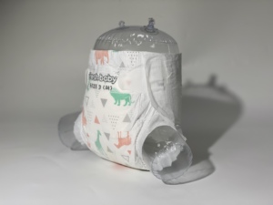 Prodotti per forniture per bambini nuova tecnologia pannolini per bambini usa e getta OEM con doppio nucleo assorbente - Product Image 6
