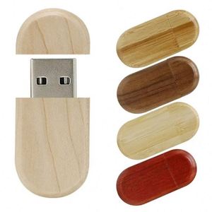 Memoria USB 2.0 de Bambú Giratoria con Diseño Moderno, Capacidad Completa, Encriptación, Garantía de 2 Años, Velocidades de Lectura/Escritura Rápidas - Product Image 2