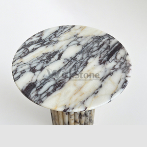 Mesa de Mármol Natural <span class=keywords><strong>Bulgari</strong></span> Personalizada por el Fabricante, Adecuada para Diseño de Decoración de Interiores, Piedra Natural para Villas - Product Image 3