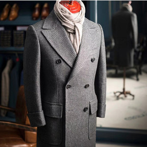 Soprabito di lana da <span class=keywords><strong>uomo</strong></span> di Design di lusso fatto a mano lungo taglie forti spesso - Product Image 6