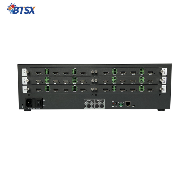 4K60 Seamless Video Wall Matrix Splicer 12x12 Controller Multi Screen Processor for Professional AV Systems