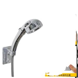 <span class=keywords><strong>Support</strong></span> adhésif en aluminium spatial <span class=keywords><strong>sans</strong></span> <span class=keywords><strong>perçage</strong></span> pour douche, base réglable - Product Image 4