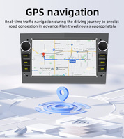 BQCC 7" IPS OEM Autoradio Android 15 Multimédia GPS Stéréo avec DSP CarPlay RDS FM AM pour Opel Astra/Meriva/Vectra Antara Zafira Corsa
