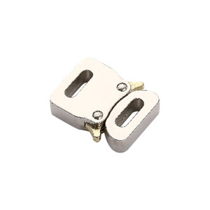 Hebilla Metálica Jiuyuan de 25mm, Aleación de Zinc Plateada, Accesorio de Seguridad para Bolsos y Cinturones Tácticos de Exterior - Product Image 2