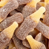 Bonbons gélifiés en gros en forme d'orange, saveur douce et acidulée, saveur fruitée douce