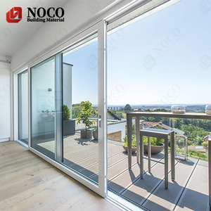 Nero isolamento termico in alluminio risparmio energetico cursore panoramico multi slide sovrapposizione pila <span class=keywords><strong>porta</strong></span> <span class=keywords><strong>scorrevole</strong></span> patio - Product Image 3
